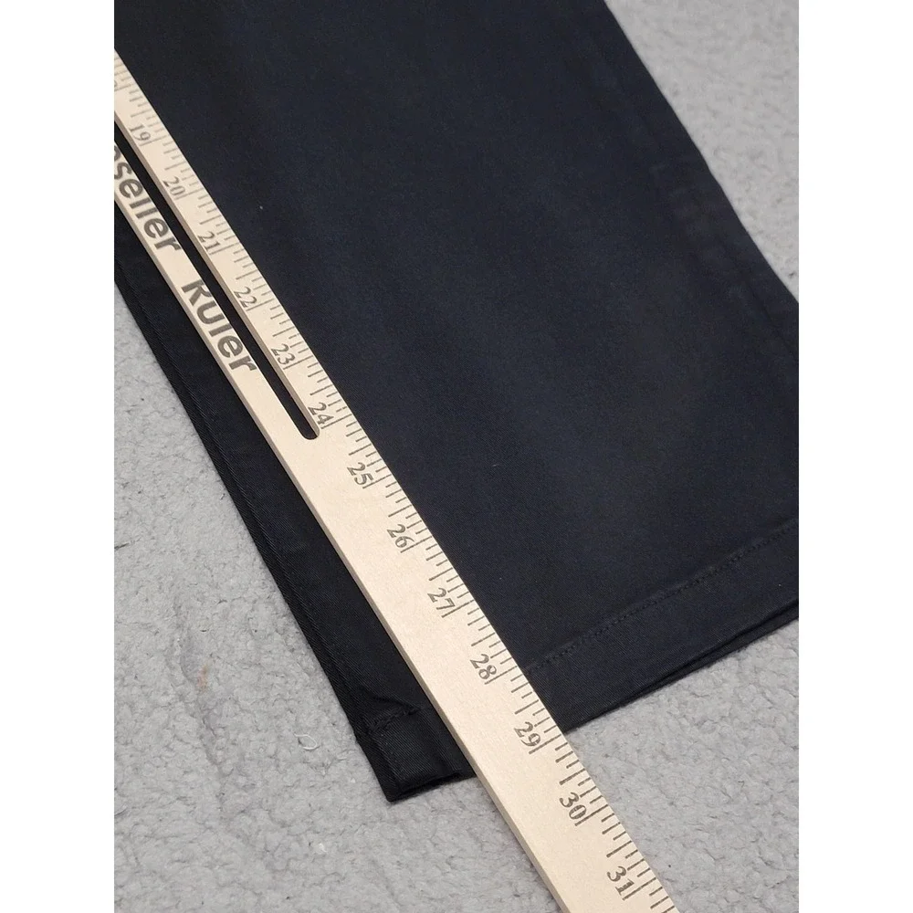 Express Jeans Mens 31x30 (Fits 34x29) Black Straight Stretch Temperature Control